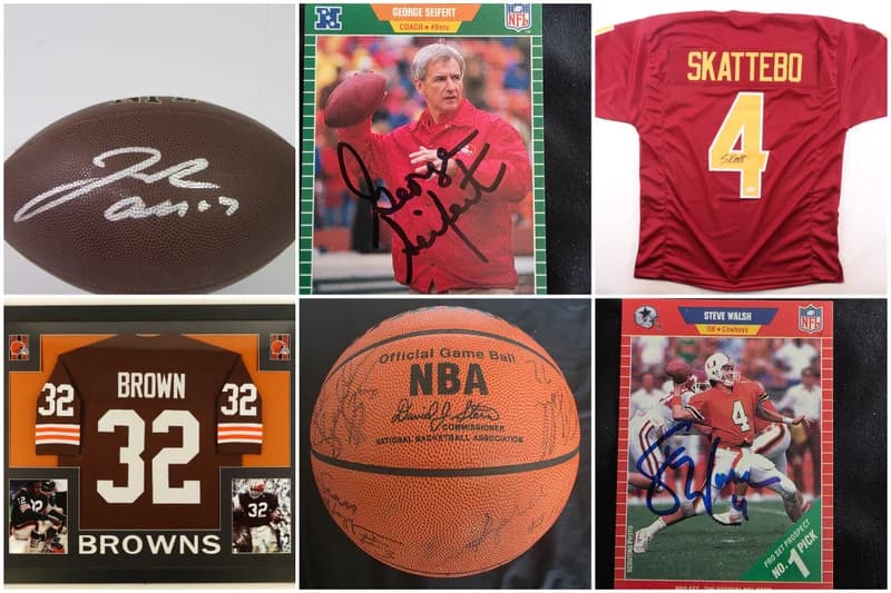 Sports Collectibles and Memorabilia Auction